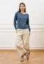 Maglia lurex con spacchi - C.ZUCCHERO