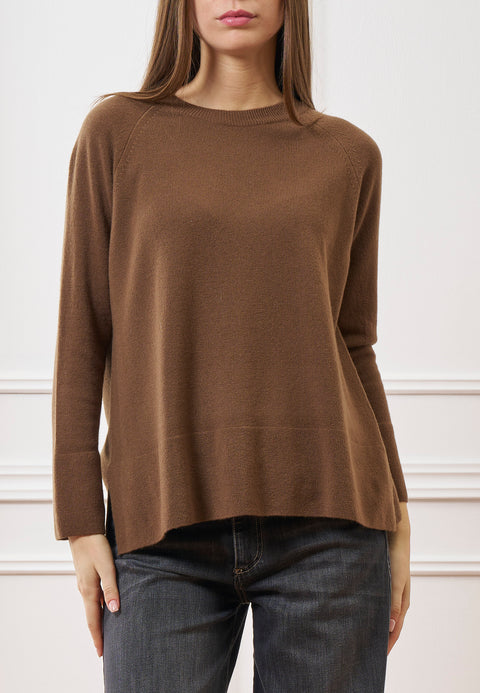 Maglia con maniche raglan in lana