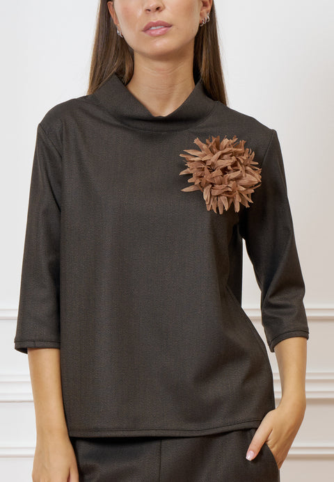 Maglia con maniche tre quarti