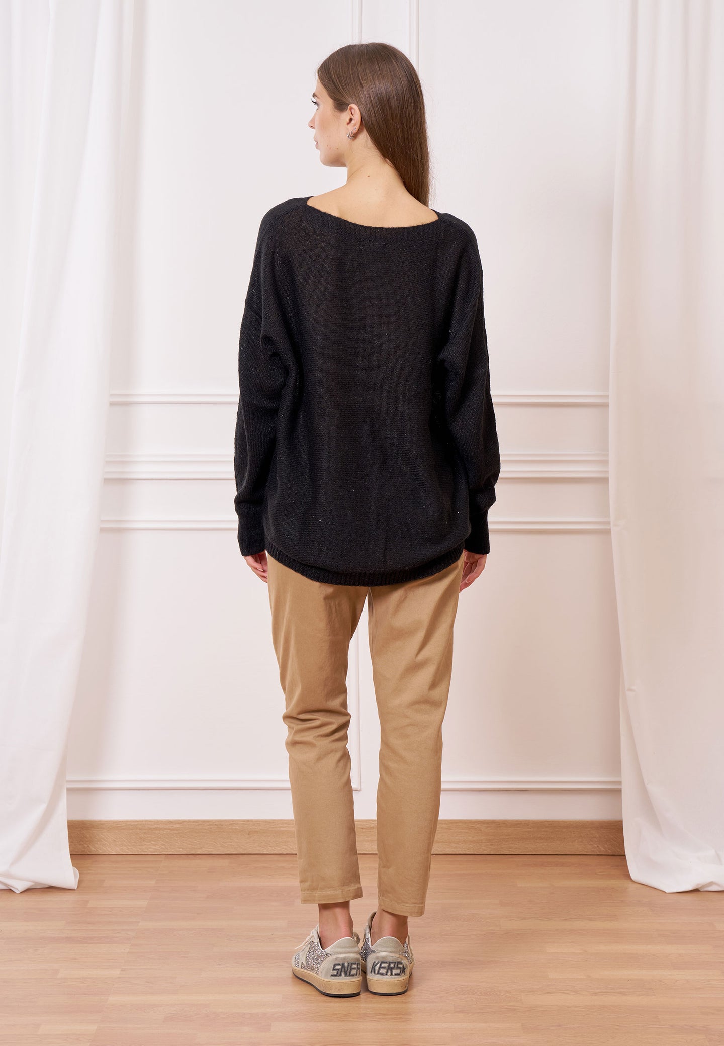 Maglia over paillettes