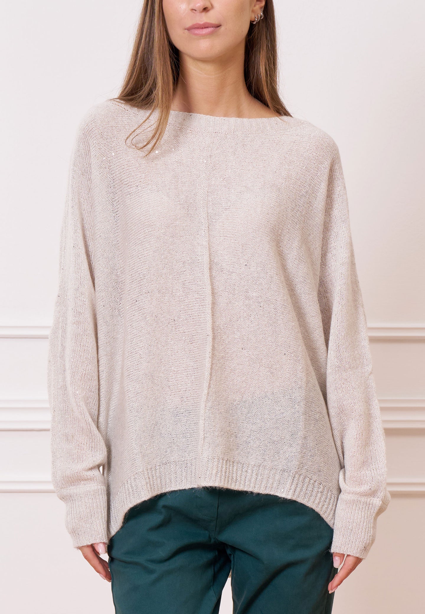 Maglia over paillettes