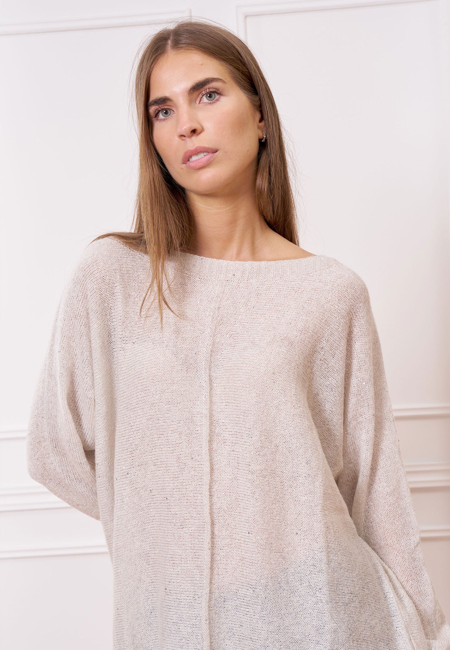 Maglia over paillettes