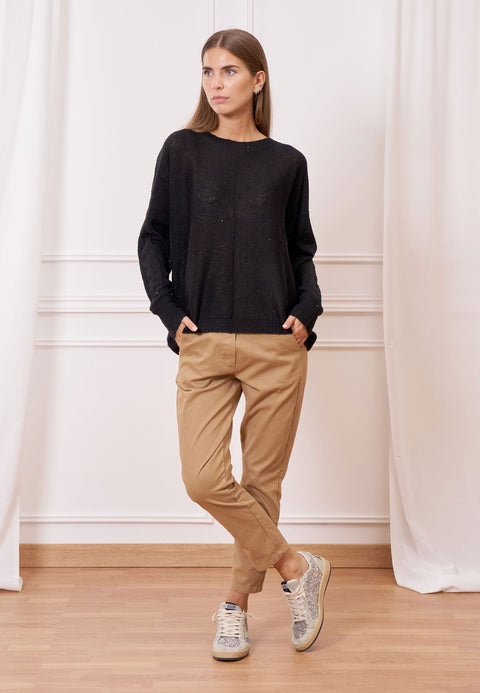 Maglia over paillettes