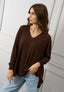 Maglia over scollo a v