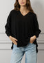 Maglia over scollo a v