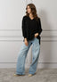 Maglia over scollo a v