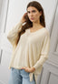 Maglia over scollo a v
