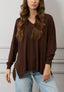 Maglia over scollo a v