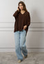Maglia over scollo a v