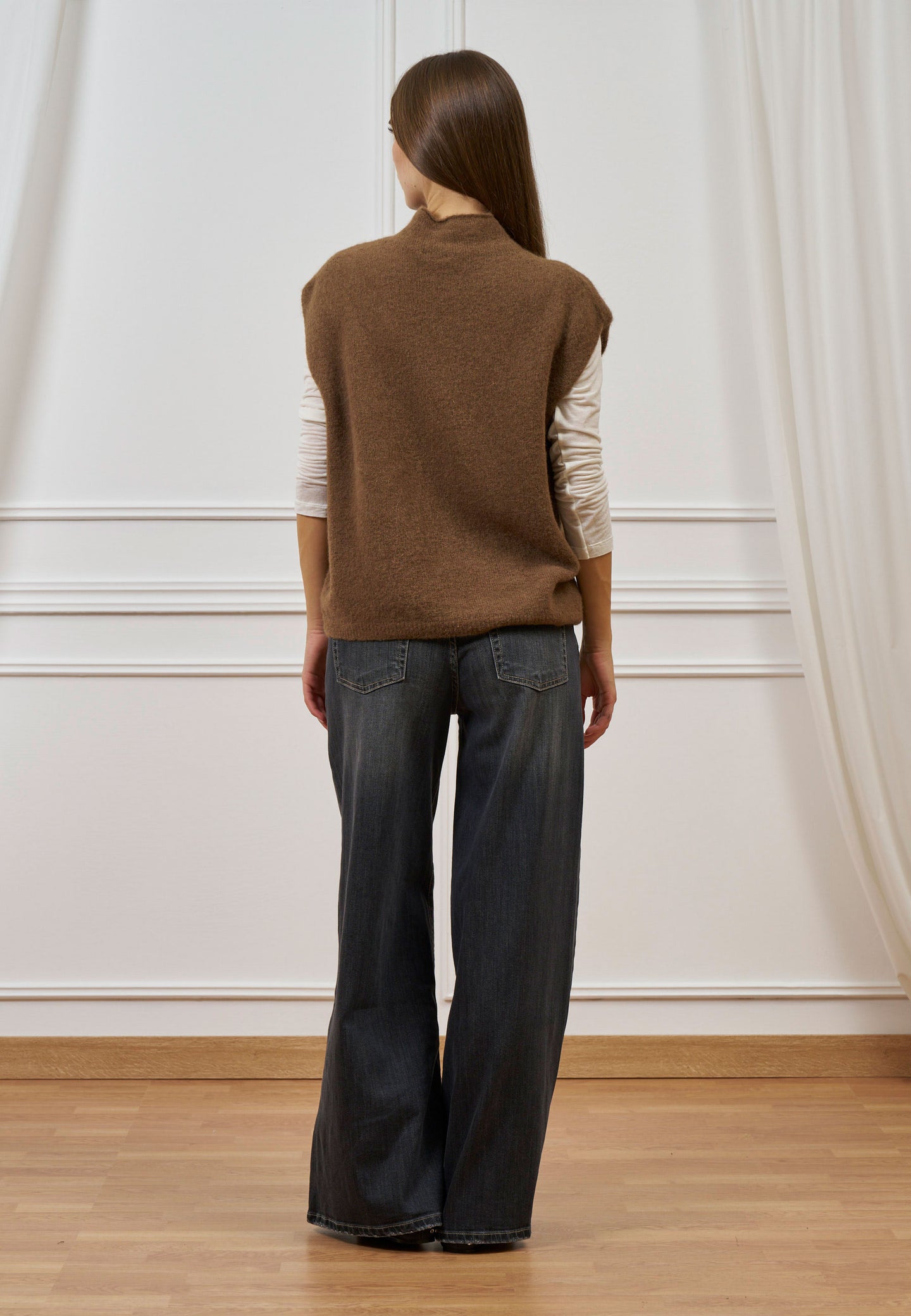 Maglia over smanicata