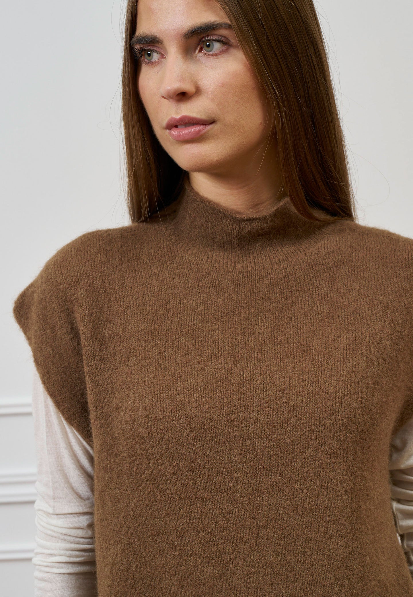 Maglia over smanicata