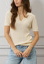 Maglia polo traforata