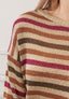 Maglia righe lurex multicolor