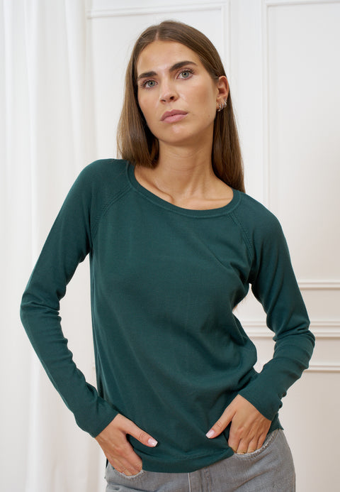 Maglia viscosa girocollo