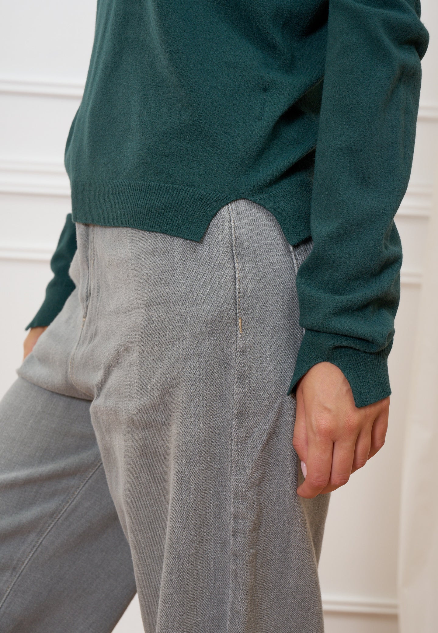 Maglia viscosa scollo a v