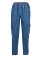 Jeans con tasconi laterali