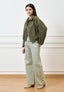 Jeans palazzo a vita alta slavato - JEANS