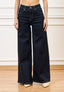 Jeans a vita alta con gamba ampia - JEANS