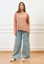 Jeans con gamba ampia a vita alta - JEANS