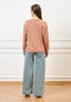 Jeans con gamba ampia a vita alta - JEANS