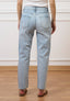 Jeans dritti a vita alta - JEANS CHIARO