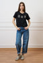 Jeans balloon con vita alta - JEANS