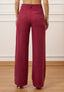 Pantalone palazzo con pinces - BORDEAUX