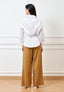 Pantalone palazzo con gamba ampia - CAMMELLO