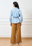 Pantalone palazzo con gamba ampia - CAMMELLO