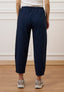 Pantalone mom fit in felpa  - BLU