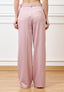 Pantalone palazzo gessato - ROSA