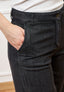 Jeans dritti alla caviglia - NERO