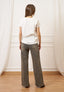 Jeans svasato a vita alta - GRIGIO MEDIO