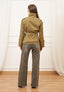 Jeans svasato a vita alta - GRIGIO MEDIO