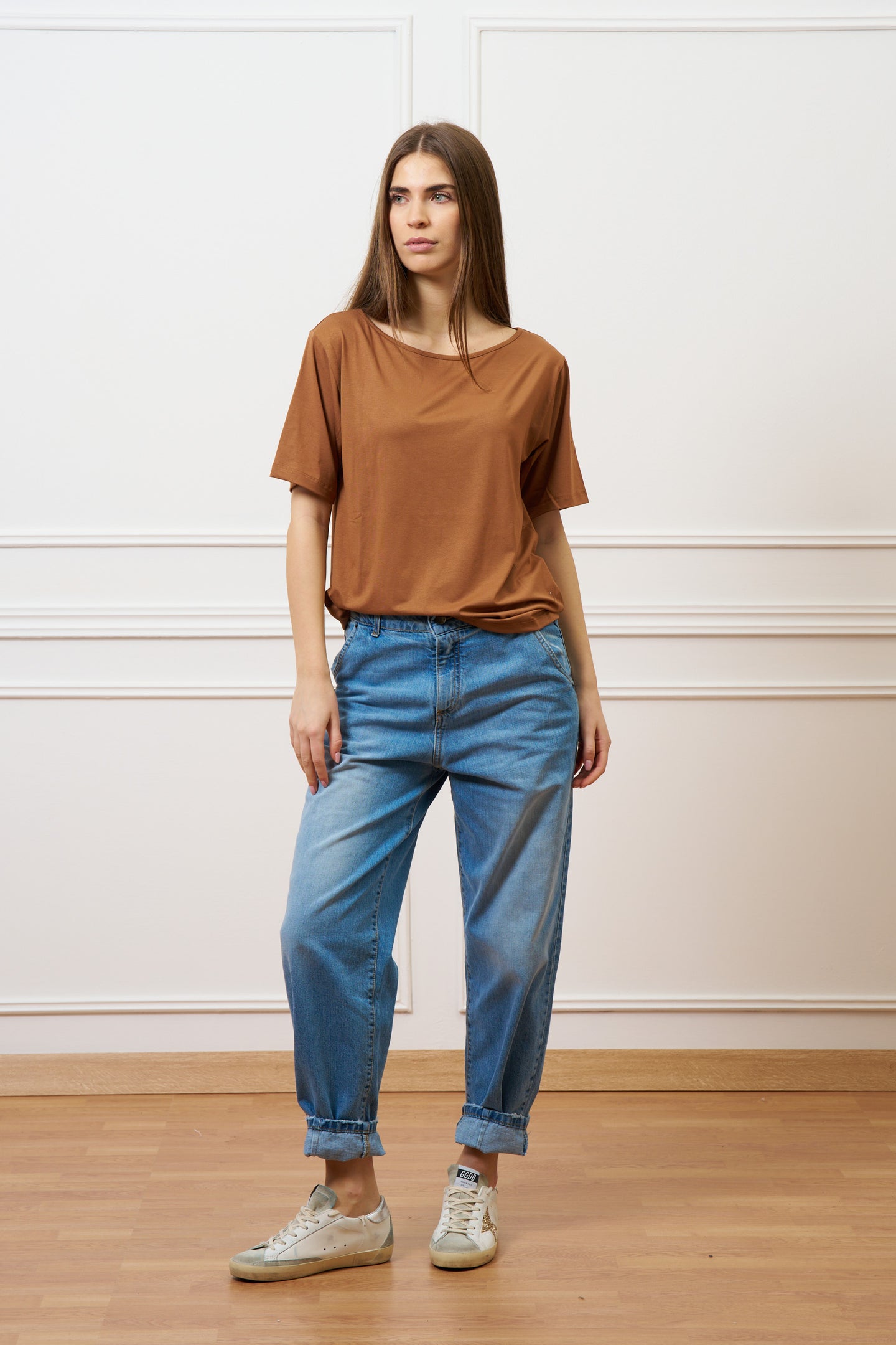 Jeans balloon con rotture sul fondo - JEANS