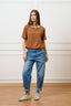 Jeans balloon con rotture sul fondo - JEANS