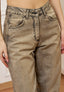Jeans balloon a vita alta - GRIGIO MEDIO