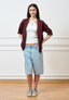 Jeans bermuda slavato - JEANS