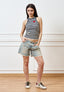 Jeans corto sfrangiato con rotture - JEANS