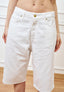 Bermuda cinque tasche - BIANCO