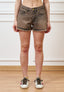 Jeans corto slavato - GRIGIO SCURO