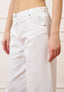 Pantalone ampio in cotone - BIANCO