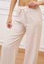 Pantalone ampio in viscosa - BEIGE