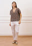 Pantalone in popeline con pince - BIANCO