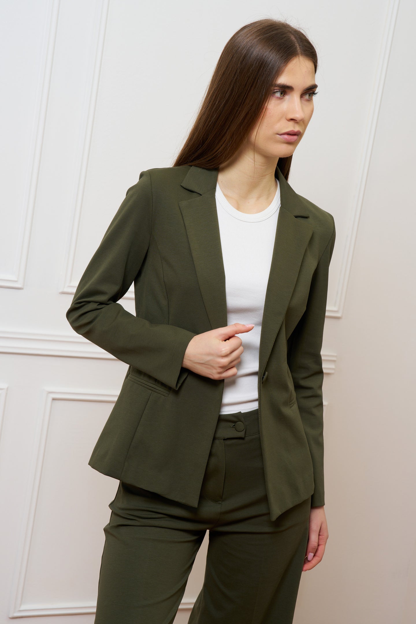 Pantalone a palazzo in punto milano - MILITARE