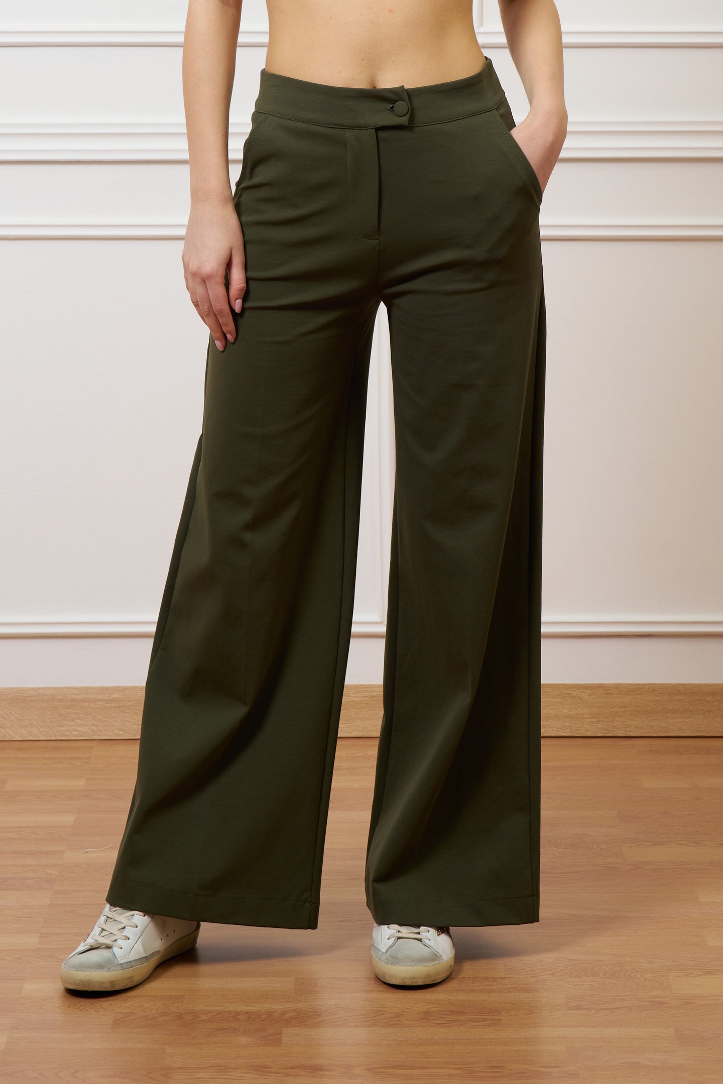 Pantalone a palazzo in punto milano - MILITARE