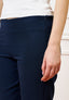 Pantalone slim alla caviglia - BLU