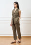 Pantalone con tasche applicate - MILITARE