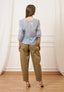 Pantalone balloon con pinces - FANGO