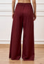 Pantalone ampio in lino e viscosa - INDIA